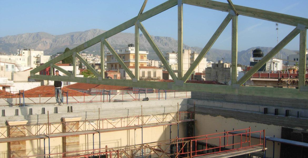 Gymnasium school of Chios Timber Roof